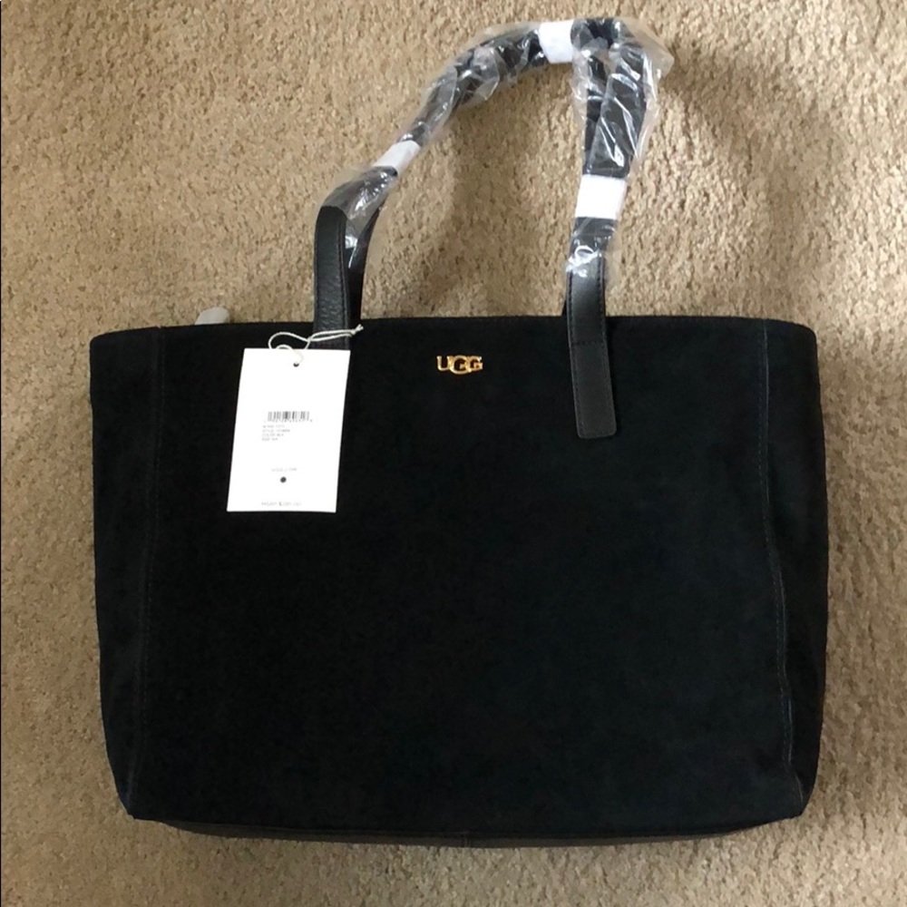 Black suede Rae Ugg Tote